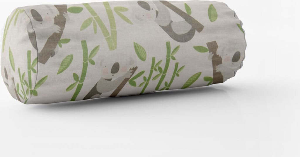 SCHÖNER LEBEN. Kissenhülle wollweiß mit Koalabären div. Größen Größe 15x40cm (ØxB) Nackenrolle 15x40cm (ØxB) Nackenrolle Größe