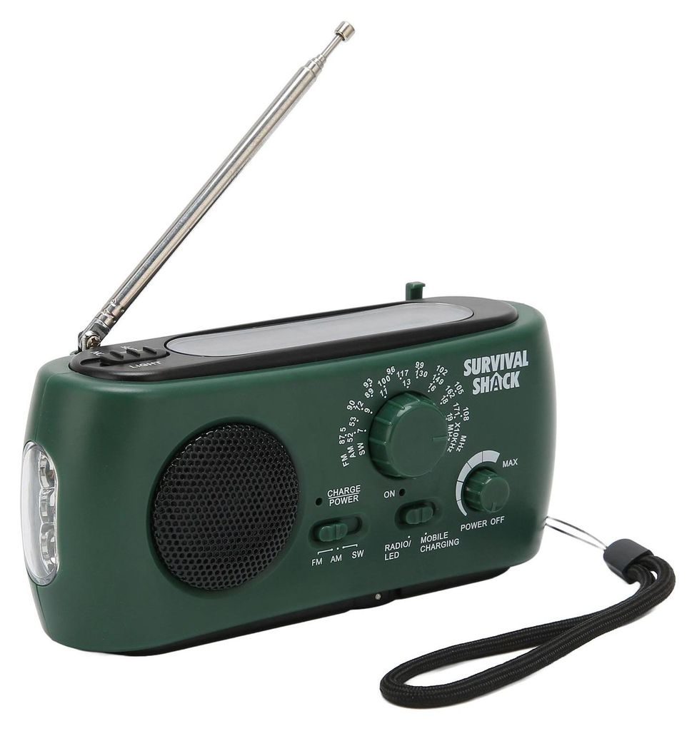 Ruční klikové rádio Přenosné praktické LED svítilny Obrázek produktu 