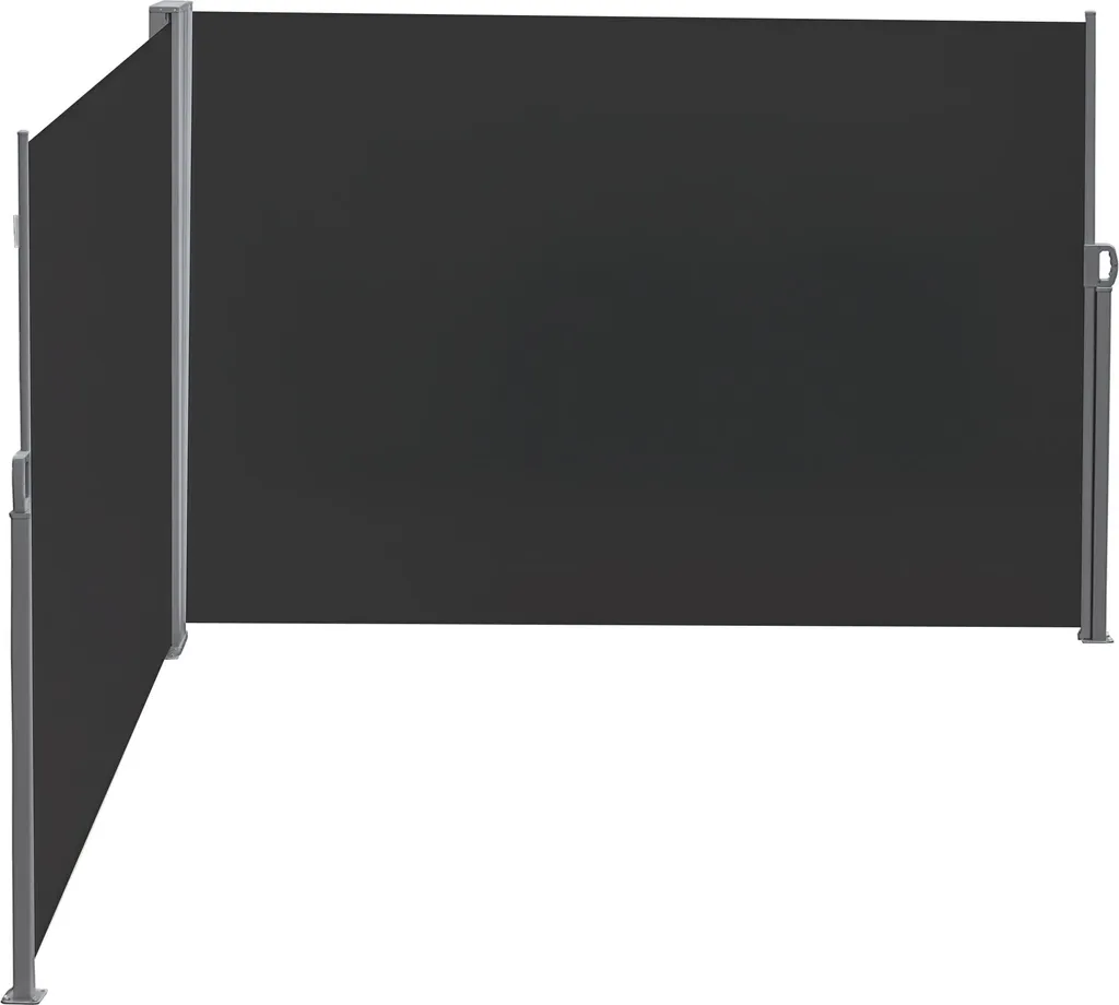 Brise-vue rétractable double 6m de longueur pour jardin et balcon