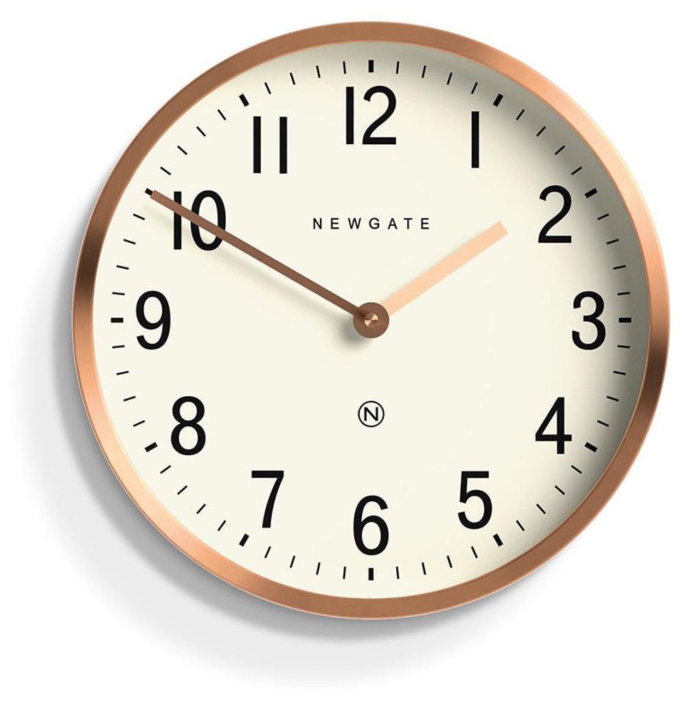 Newgate Master Edwards Wanduhr Kupfer