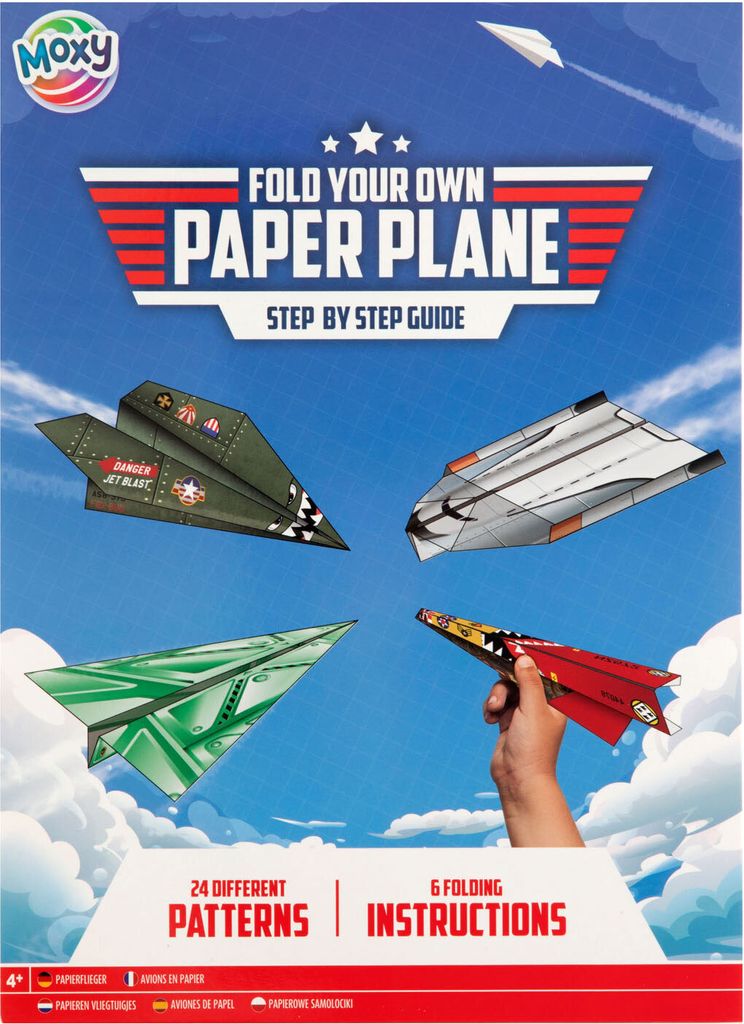 Faltpapier Flugzeuge 24 Blatt ANTELLA 100094