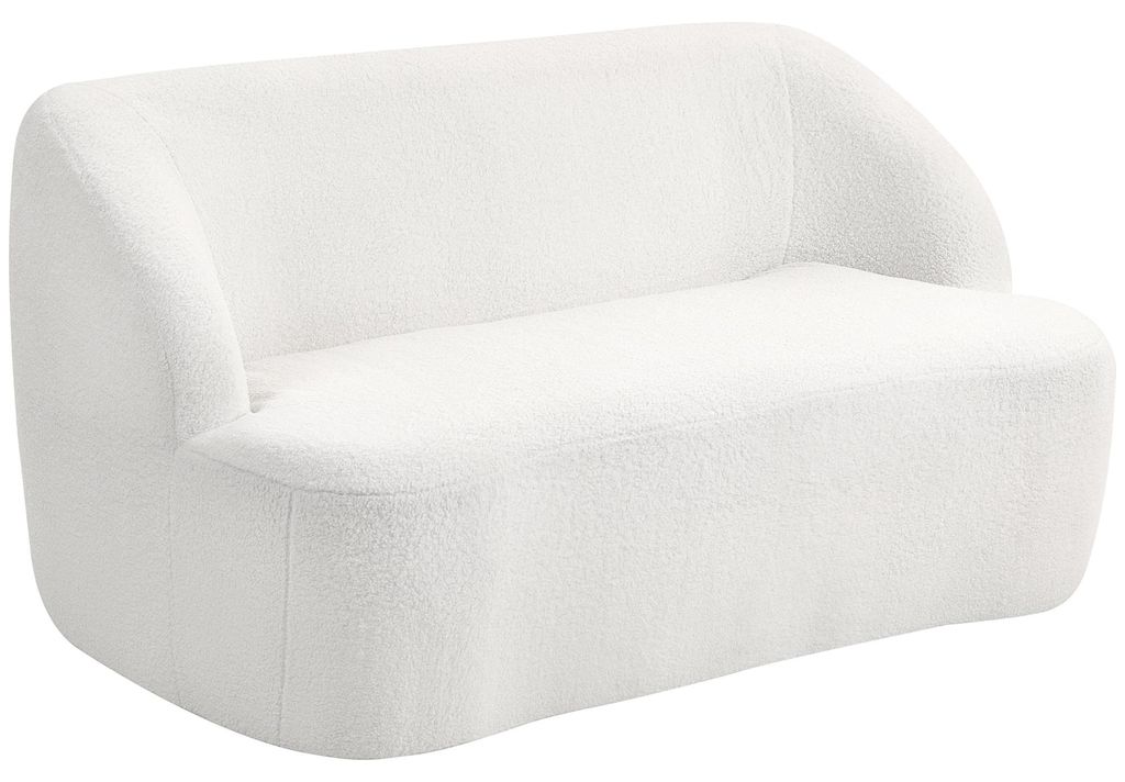 HOMCOM Sofa 2-Sitzer 142 cm Couch Polstersofa mit Armlehne, Produktbild 