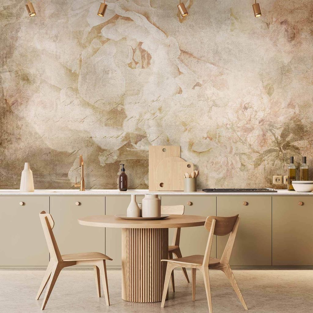 Vlies Fototapete - Flower Wreath 100x70 cm Blumen b-C-0946-a-a