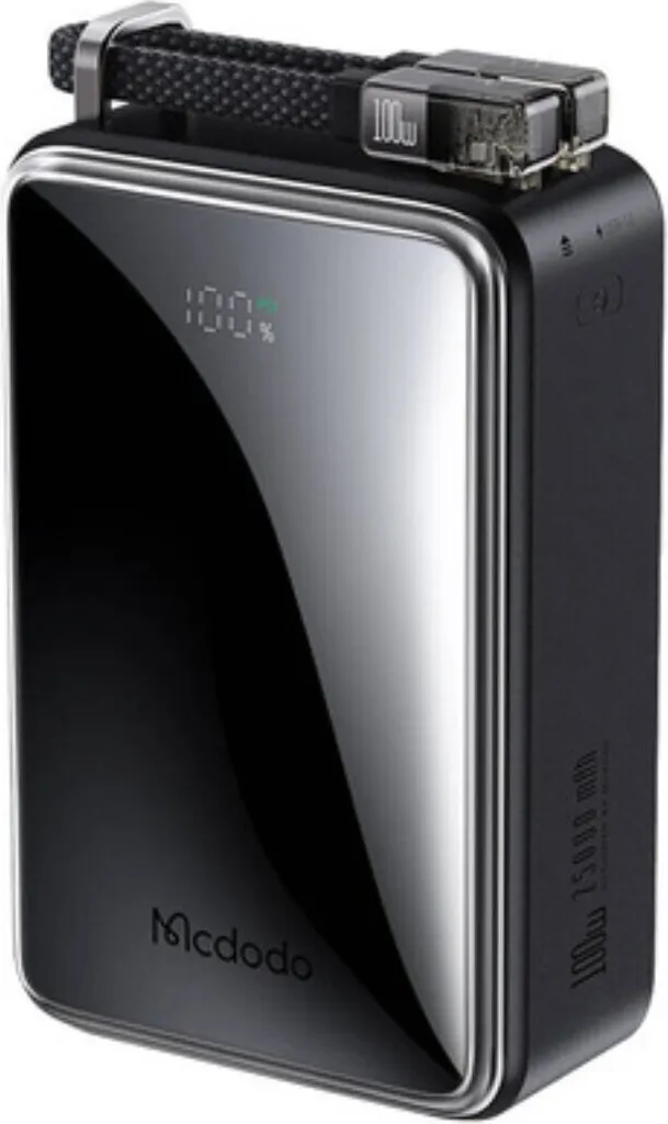Batterie Externe pour Ordinateur Portable 25000mAh 100W Mcdodo Noir