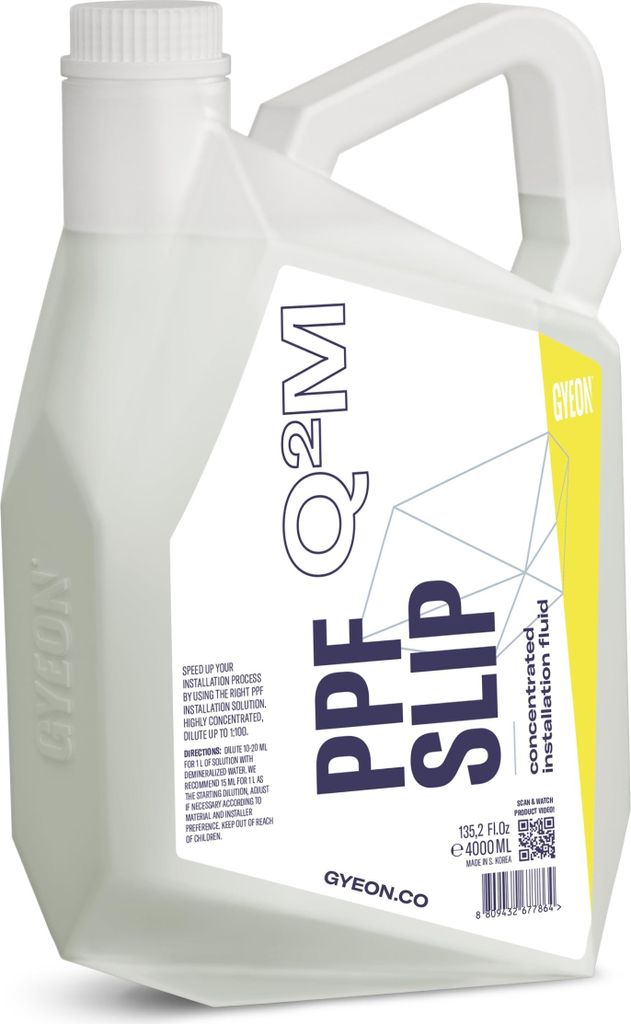 Gyeon Q2M PPF Gleitmittel für PPF-Foliennapplikation (4 l)