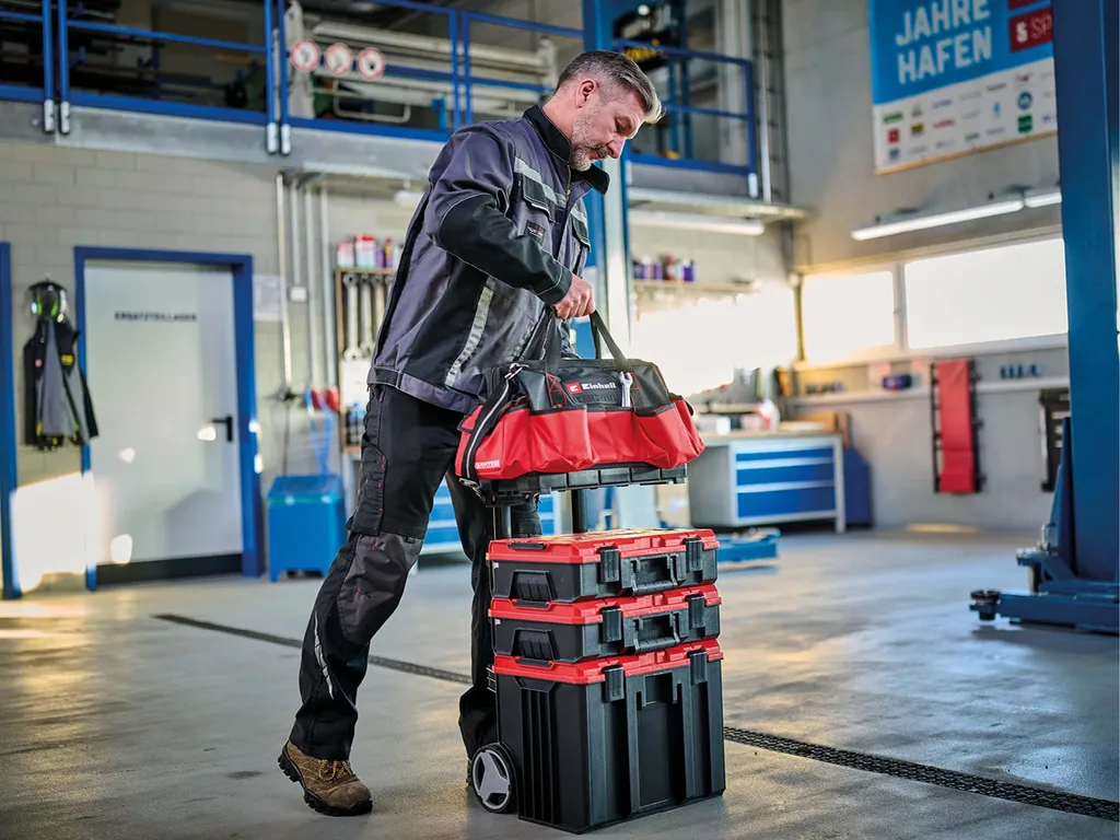 Coffret de rangement E-Case Einhell - Mallette modulaire pour outils