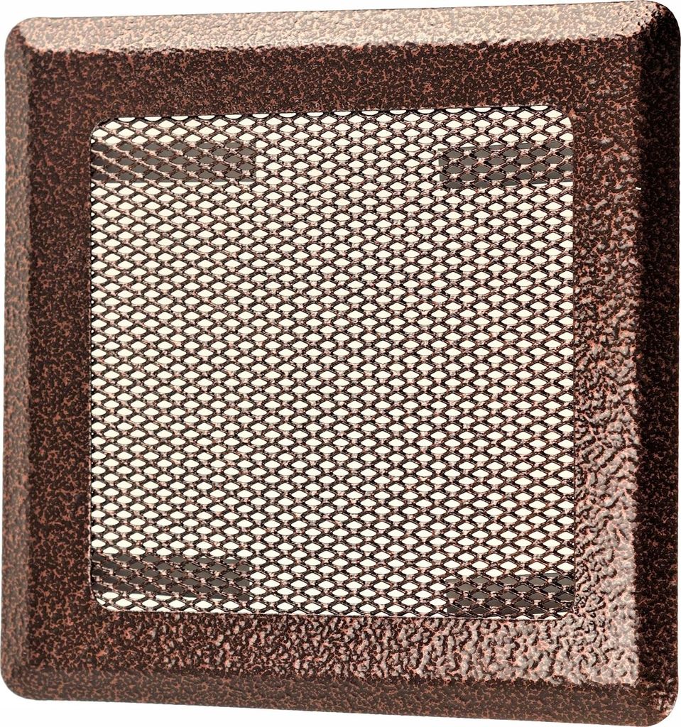 Lüftungsgitter Belüftungsgitter FEINZ - 16x16 cm - Kupfer - Hochwertig - Elegant - Rostfrei