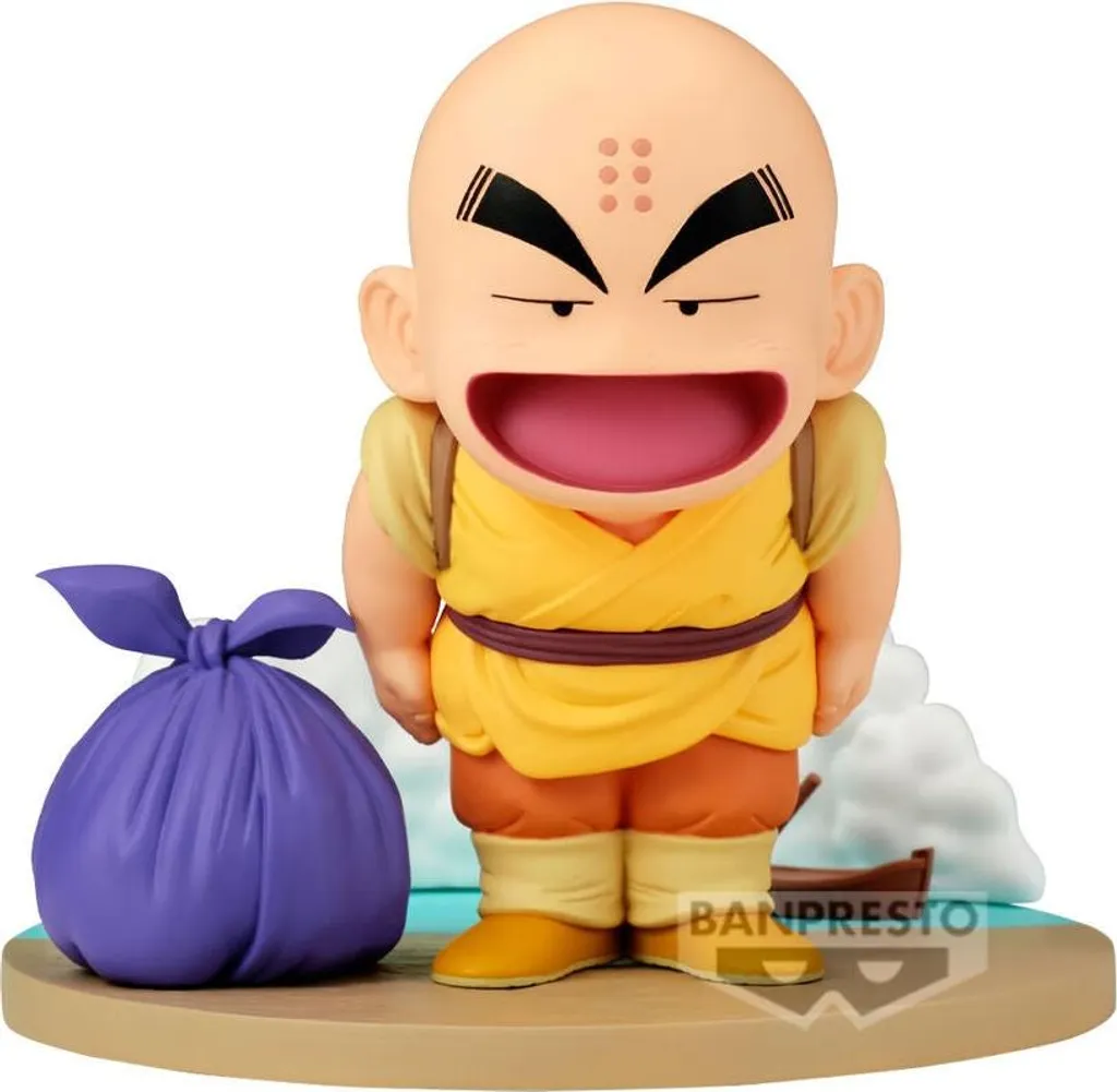 Figurine Krillin Dragon Ball Z - Statuette de collection Manga 10 cm