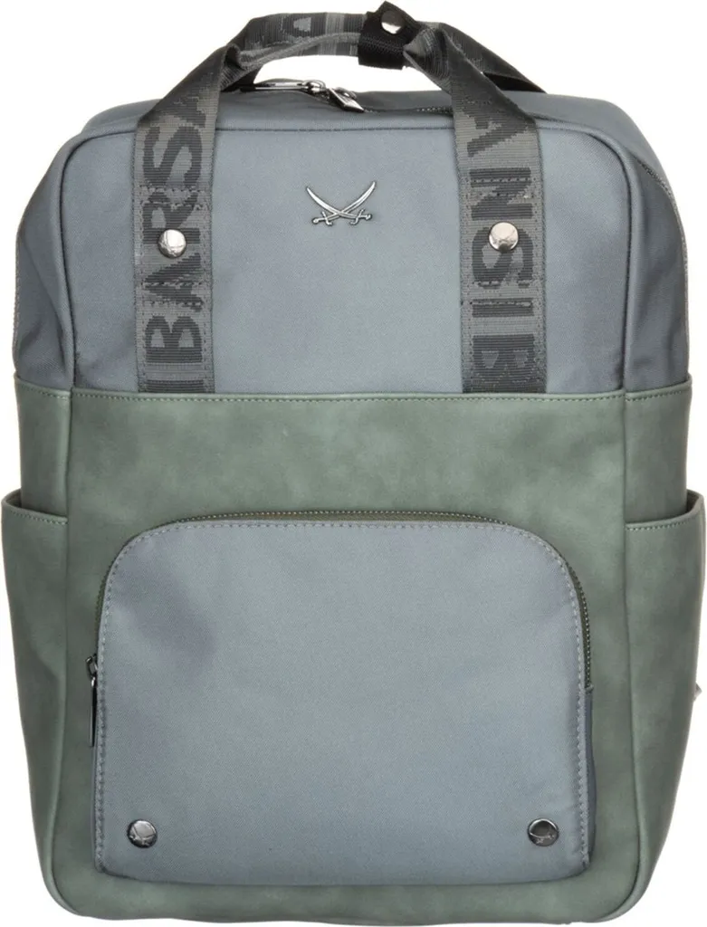 Sac à dos ordinateur Sansibar vert sapin avec compartiment rembourré
