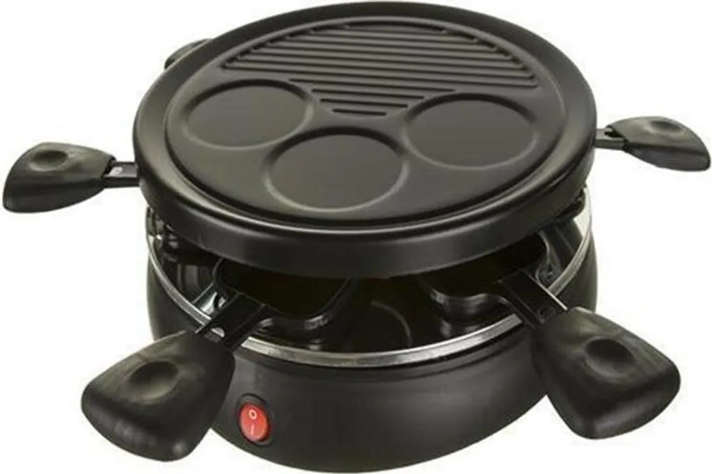 Raclette Grill Camry CR 6606 Puissant 1200W avec 6 Poêlons Antiadhésif