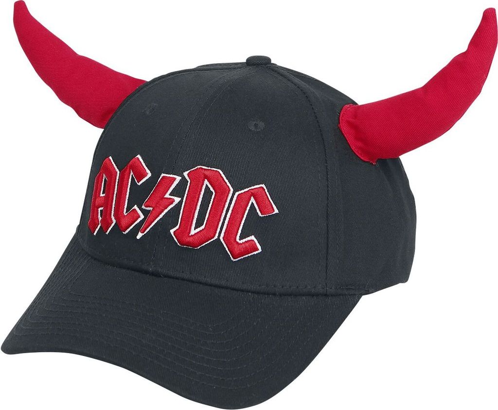 AC/DC Cap Uni Hells Bells - mit Hörnern schwarz/rot Produktbild 