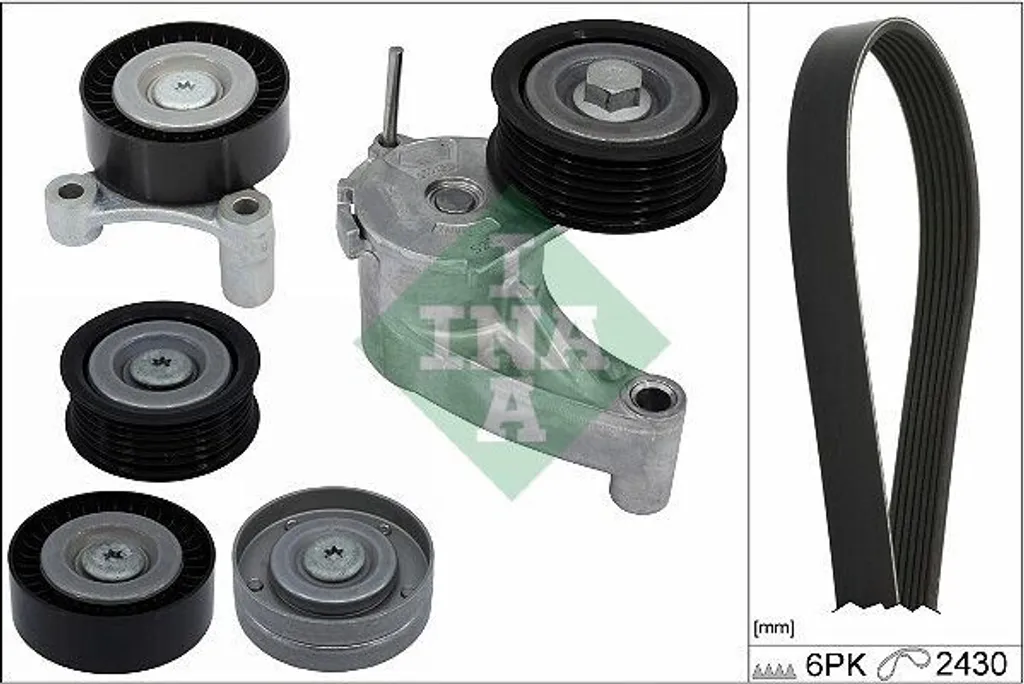 Kit de courroies crantées INA pour le moteur de votre VOLVO XC60
