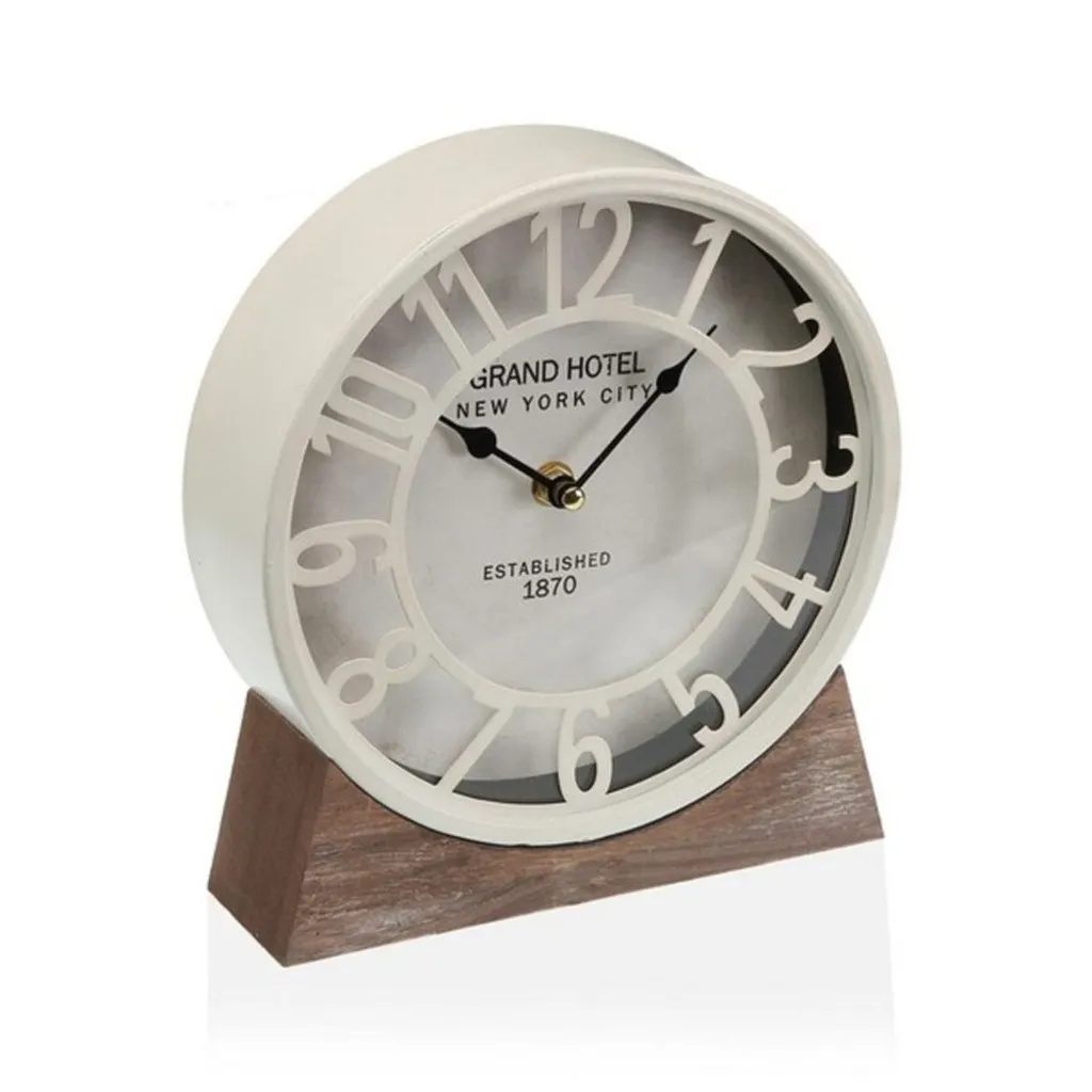 Orologio Versa Bianco Legno MDF 20 cm | Instagrammable Home Decor