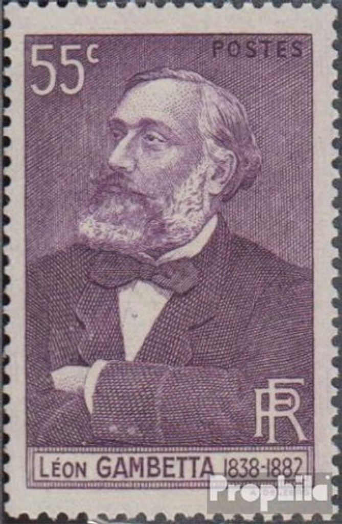 Briefmarken Frankreich 1938 Mi 407 (kompl.Ausg.) postfrisch Gambetta
