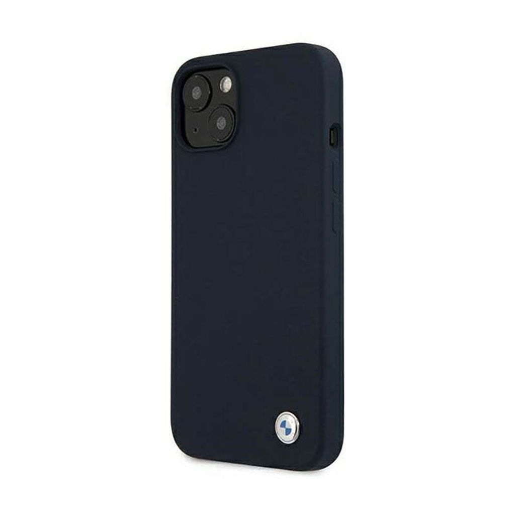 BMW Silikon Signature Logo - iPhone 13 mini Hülle (Marineblau)