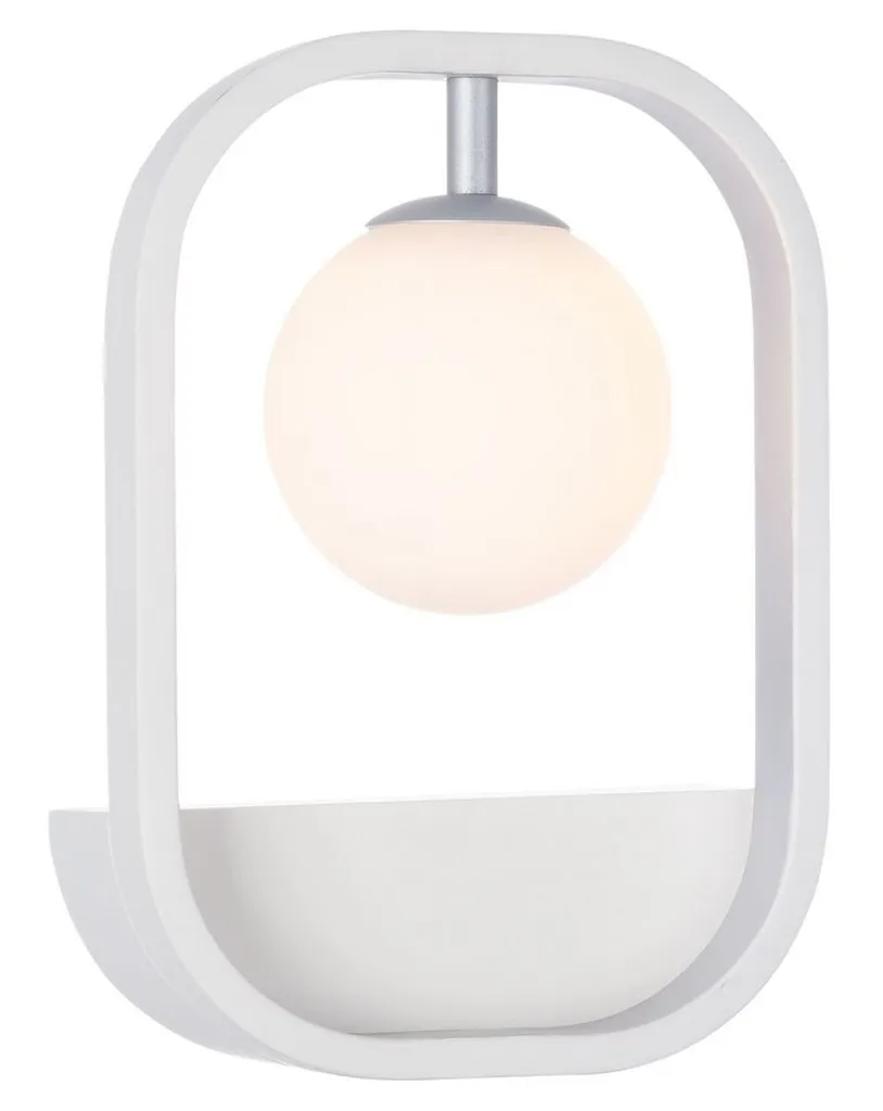 Applique murale de salon luxe blanc argent pour éclairage d'ambiance