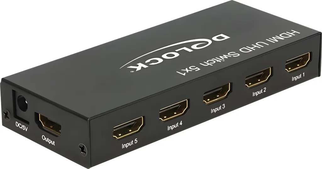 Commutateur HDMI 5 entrées 4K idéal pour PS5, Xbox et PC sur un écran
