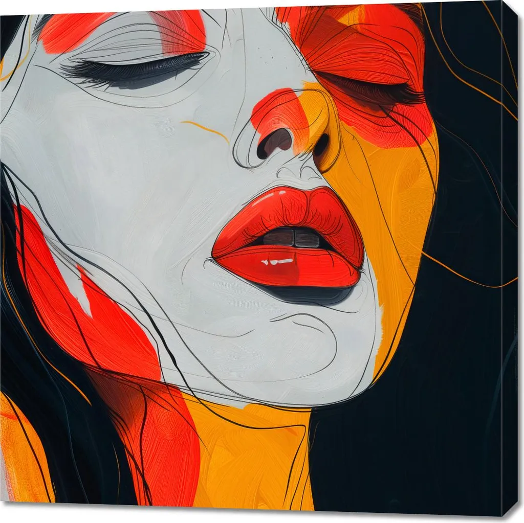 Image Réflexion figée 90x90 cm avec finition haute qualité mate