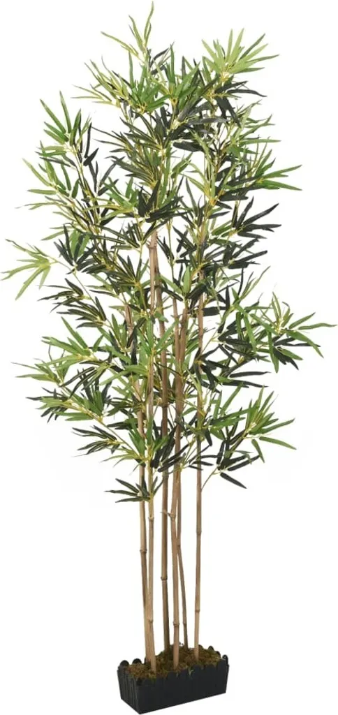 Bambù Artificiale 120 cm 552 Foglie - Pianta Finta Realistica Arredo