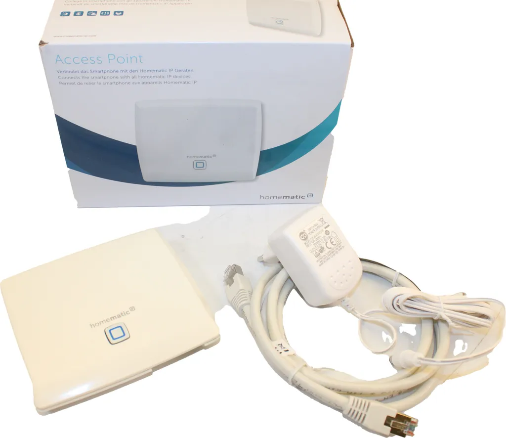 Homematic IP HMIP-HAP Point d'Accès Centrale Smart Home Domotique Blanche - 27