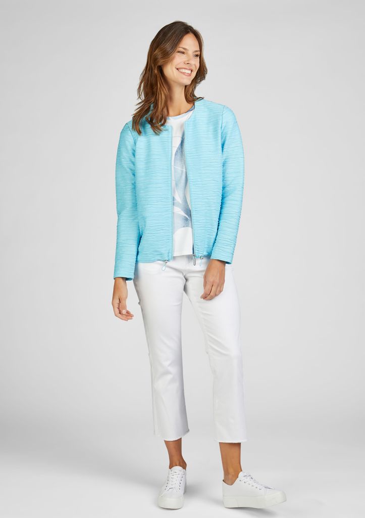 Jacke 2312 Aquablau Größe 42