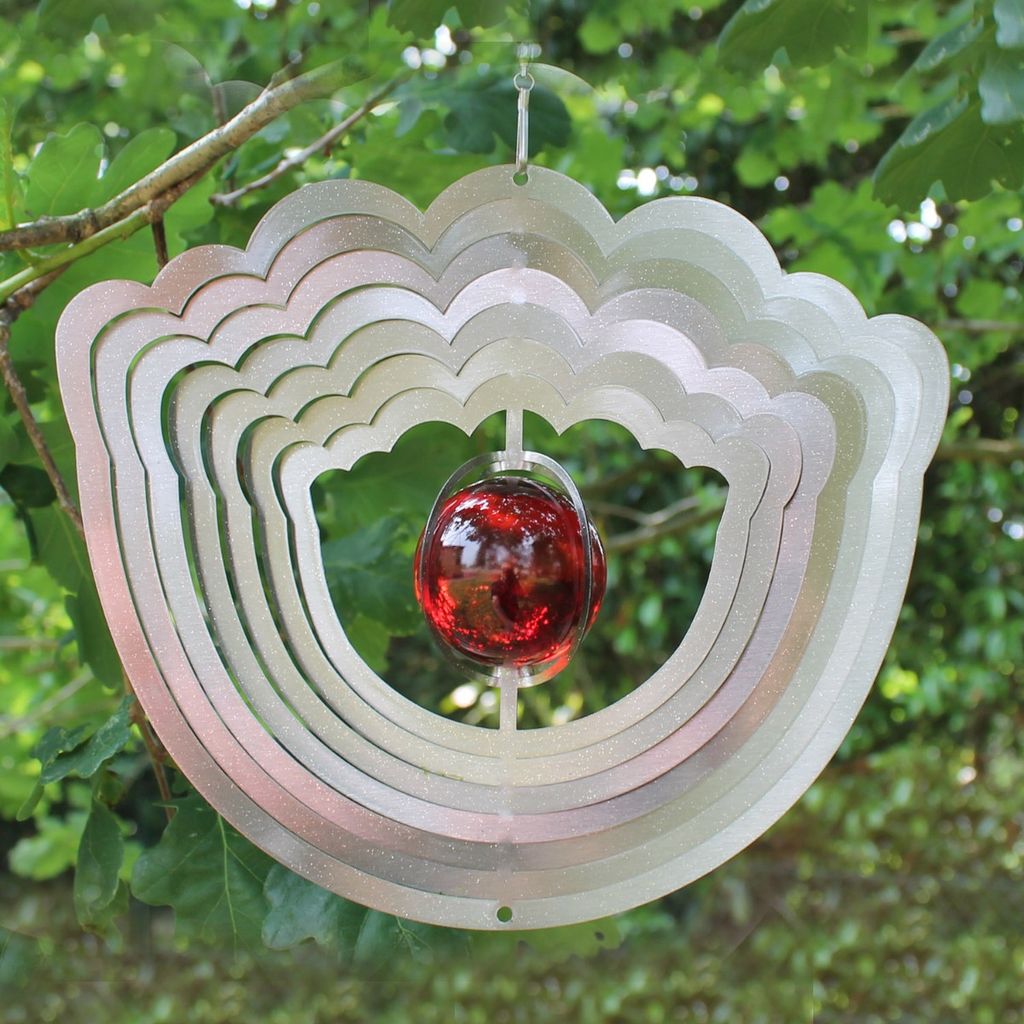 Windspiel Metall 3D Blume Edelstahl Kaufland.de