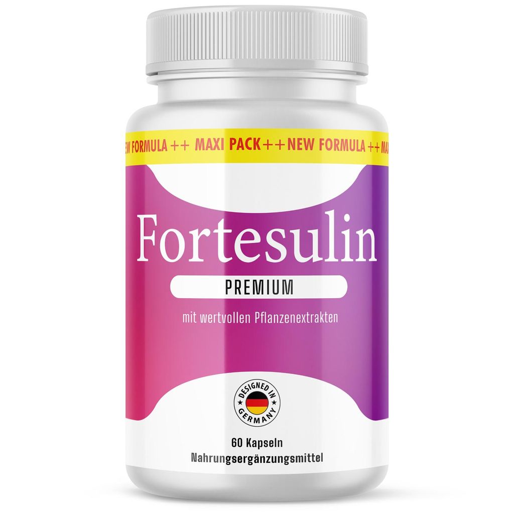 Fortesulin Premium Kapseln | für dein Wohlbefinden | Produktbild 