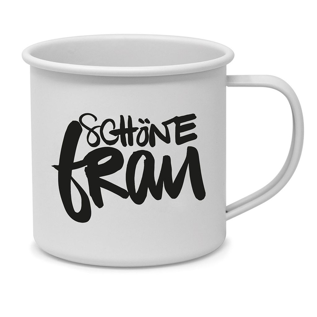 PPD Schöne Frau Metal Mug D@H, Henkelbecher, Kaffeebecher, Becher, Tasse, Metall, 350 ml, 581101942