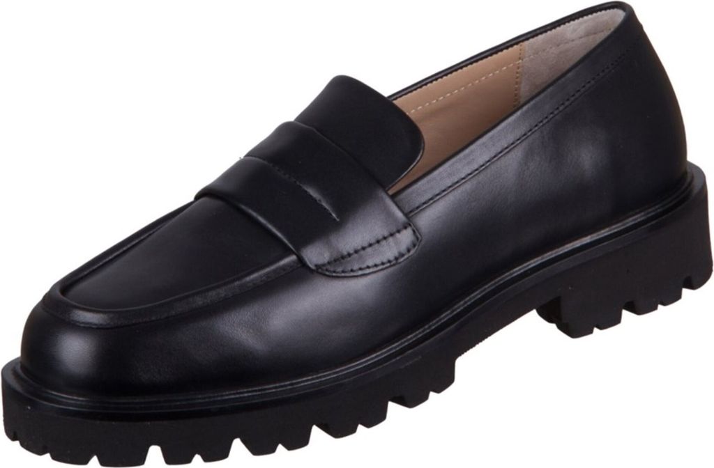 Unisa Damen Slipper/ Loafer Schwarz GlattlederGröße:38