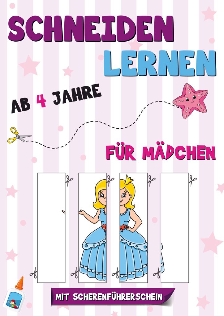 Schneiden Lernen ab 4 Jahre für Mädchen Produktbild 