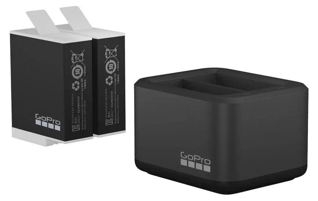 GoPro Doppel-Akkuladegerät + Enduro für HERO12 Black, Produktbild 