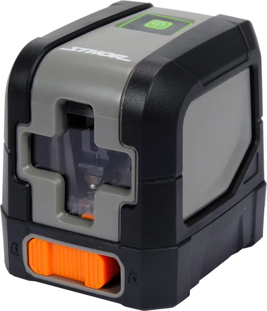 Laser lignes croisées vert 30m auto-nivelant avec support de fixation