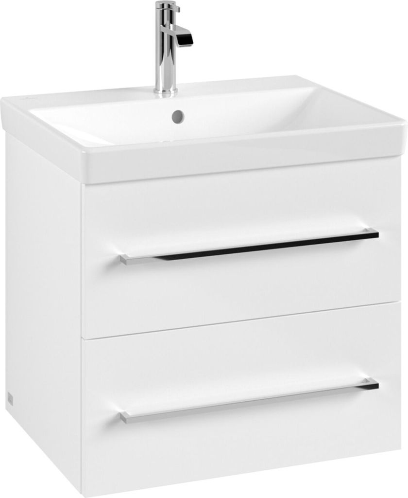 Villeroy & Boch Avento Waschtischunterschrank, 2 Auszüge, 580x514x484mm, Griff chrom Glanz, A88900VE