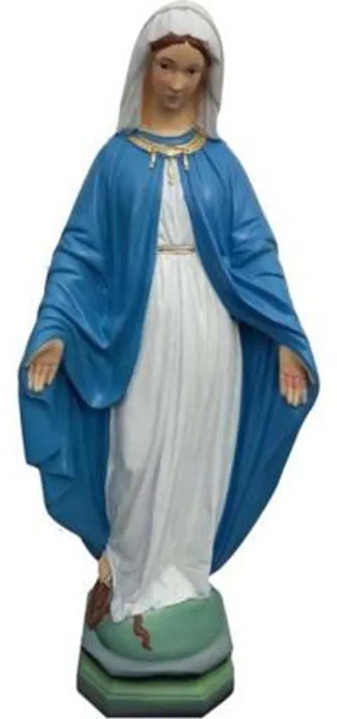 Statue religieuse de Jésus pour décoration de jardin en résine - 63 cm