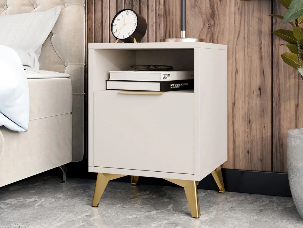 Comodino XELA - beige sabbia Immagine del prodotto 