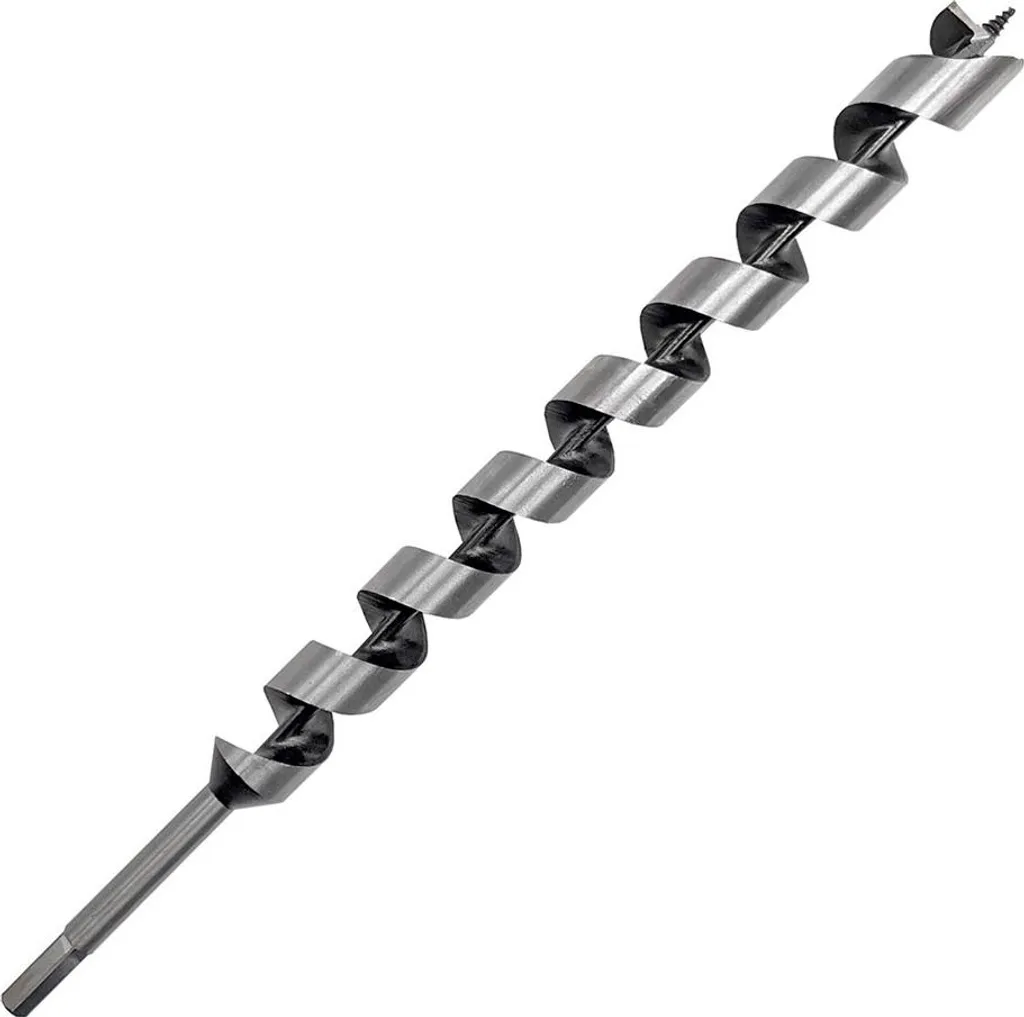 Perçage de poutres et madriers avec la mèche bois longue 36 mm et 460 mm