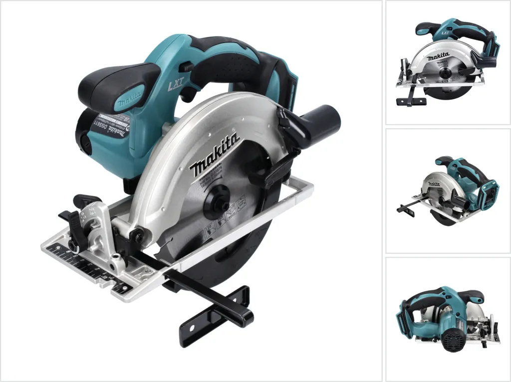 Scie Circulaire Portative Makita 165mm 18V DSS611Z pour Coupe de Bois