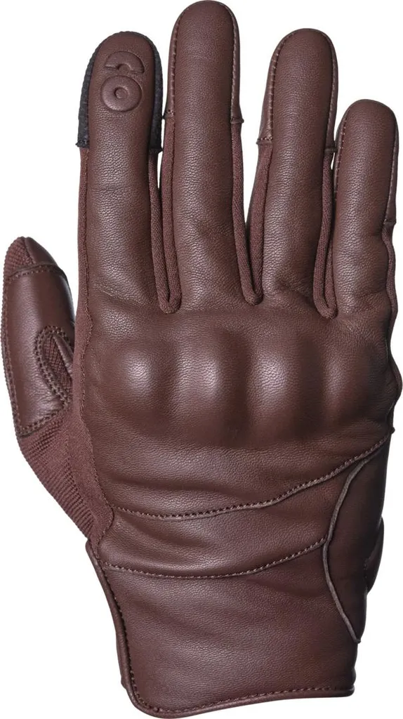 Gants Moto GMS Ryder Neo Marron M : Cuir Souple et Renforts de Paume