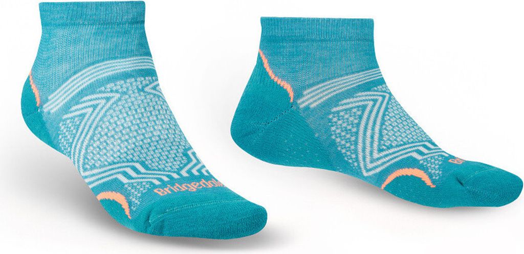 Bridgedale Hike UltraLight T2 Coolmax (Polyesterfasern) Performance Low Damenbekleidung Größe: L / Farbe: teal