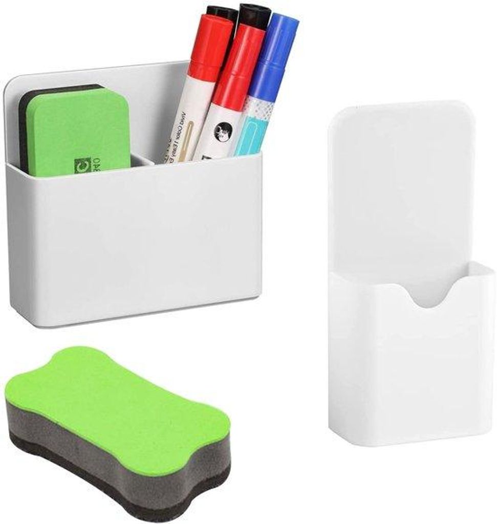 Magnetische Marker Halter 2er Pack Weiss