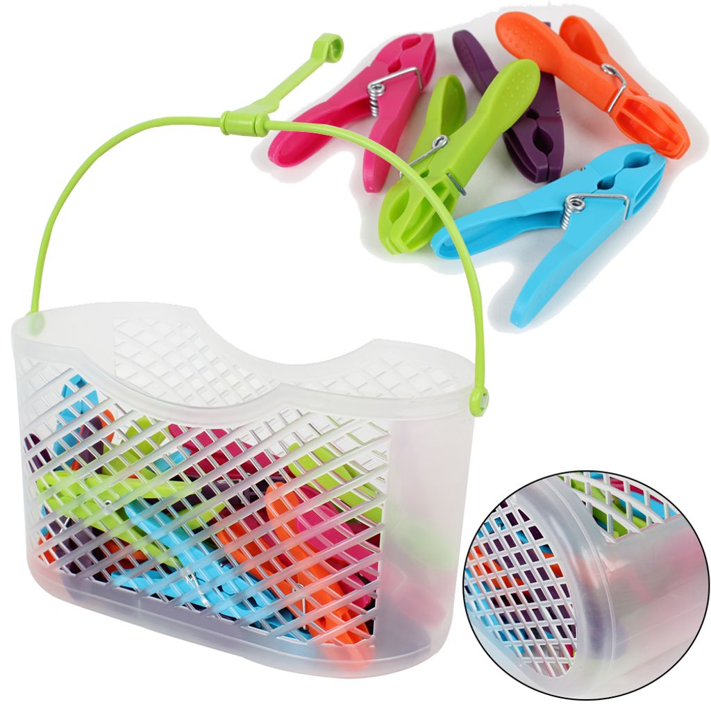 Waschkorb Wäschekorb mit Klammern Playmobil 