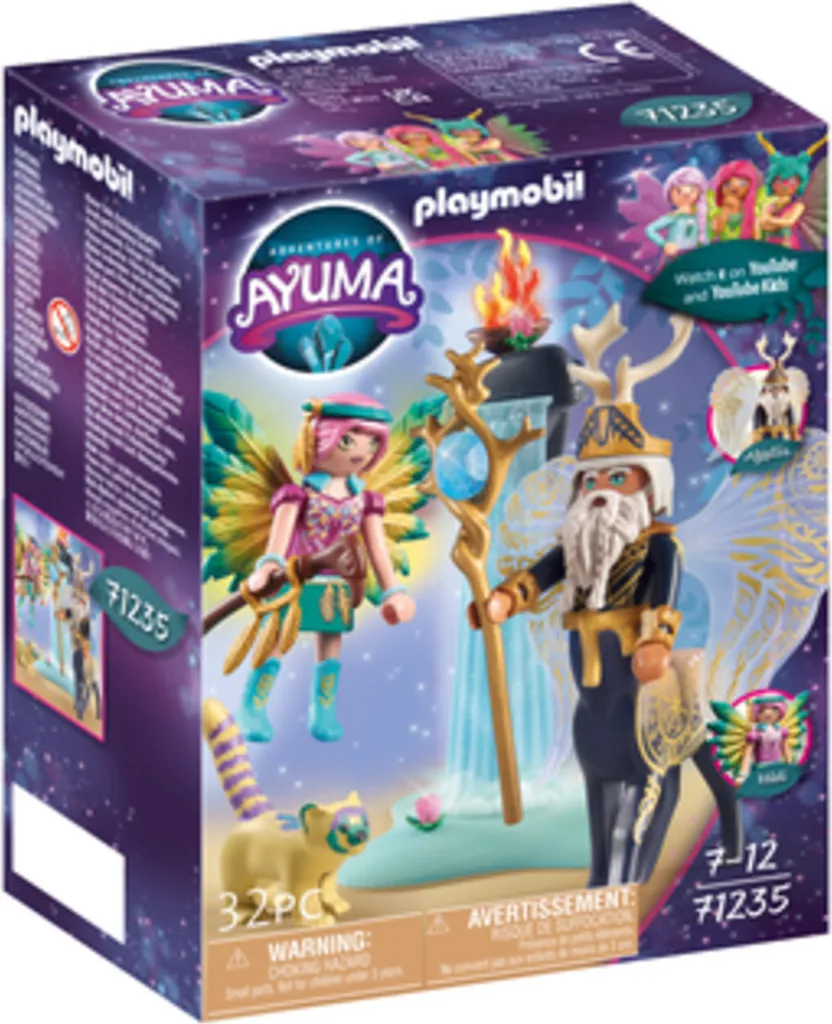 PLAYMOBIL Ayuma 71235 avec Ailes de Fée et Sceptre Magique Abjatus