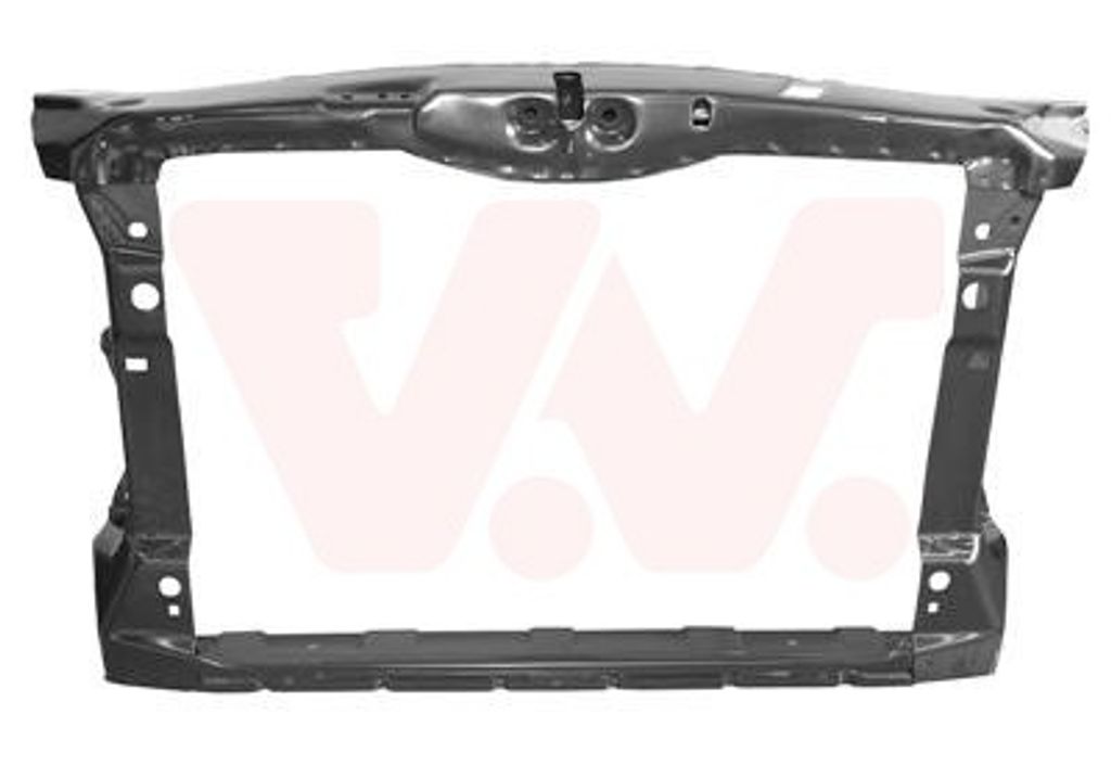VAN WEZEL 7623677 Schlossträger Frontmaske für SKODA Octavia II Combi (1Z5) Frontverkleidung