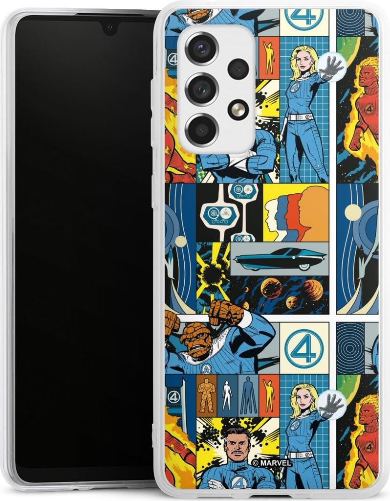 DeinDesign Handyhülle für Samsung Galaxy A33 5G Silikon Hülle Case Smartphone Schutzhülle Offizielles Lizenzprodukt Marvel The Fantastic Four