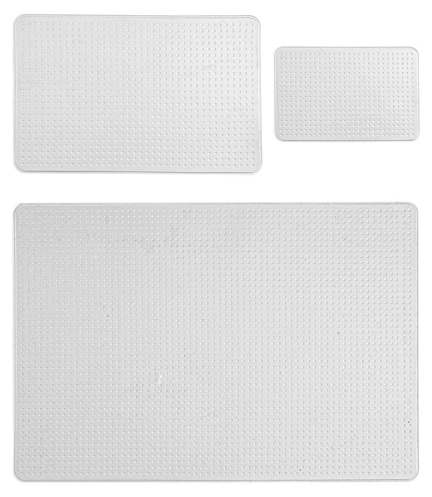 Lebensmitteldeckel, Silikon, rechteckig, 3er-Set Produktbild 