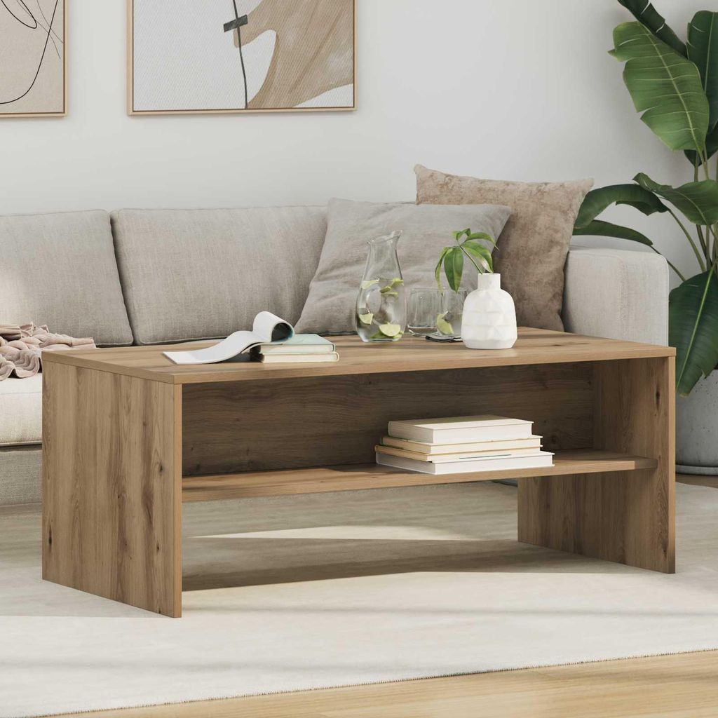 Maison Exclusive - Couchtisch Artisan-Eiche 100 x 50 x 40 cm Holzwerkstoff