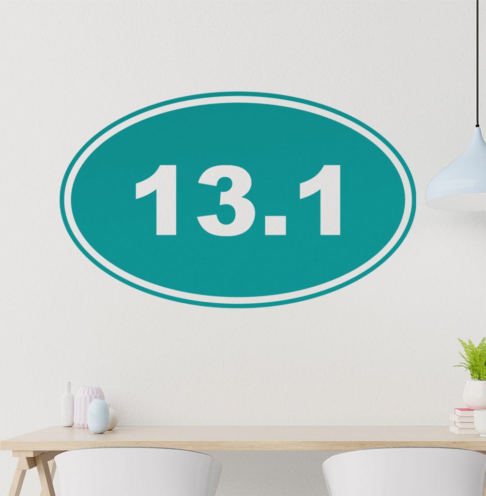 13.1 Wandtattoo in 6 Größen - Wandaufkleber Wall Sticker - Dekoration, Küche, Wohnzimmer, Schlafzimmer, Badezimmer