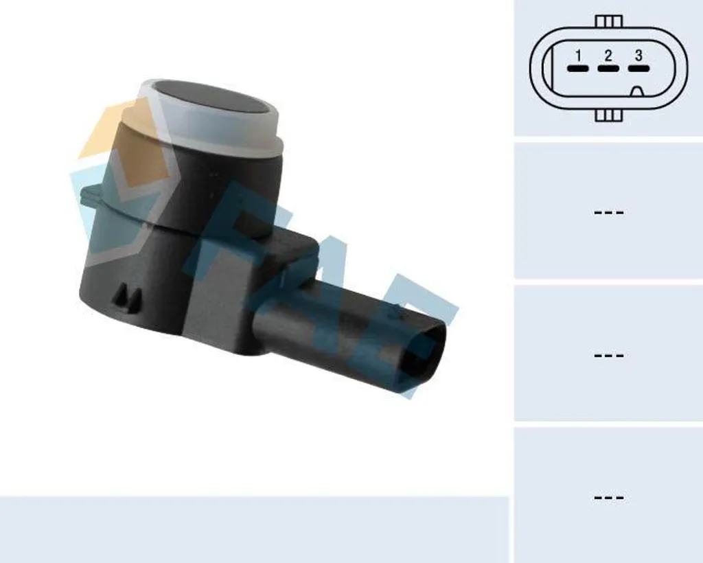 FAE 66007 Sensore di assistenza al parcheggio OE 7L5919275 compatibile con 911, Cayenne, Altea, Altea XL, Leon, Toledo, Caddy, EOS, Scirocco, Touran