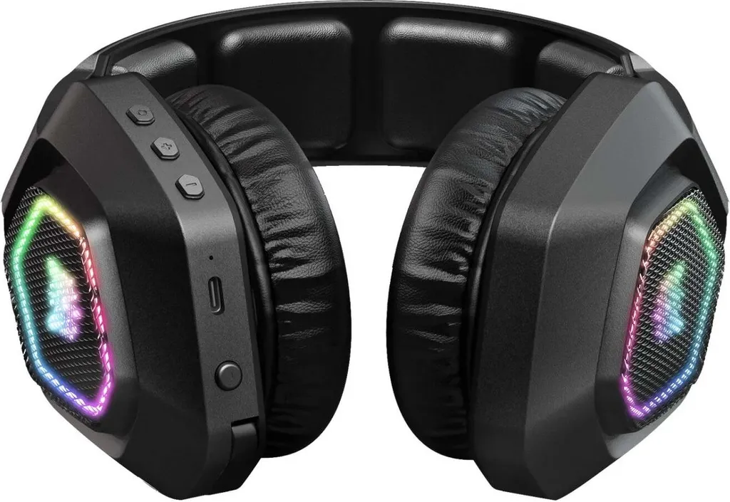 ONIKUMA B100 Casque Gaming RGB avec Micro Haute Sensibilité - Noir