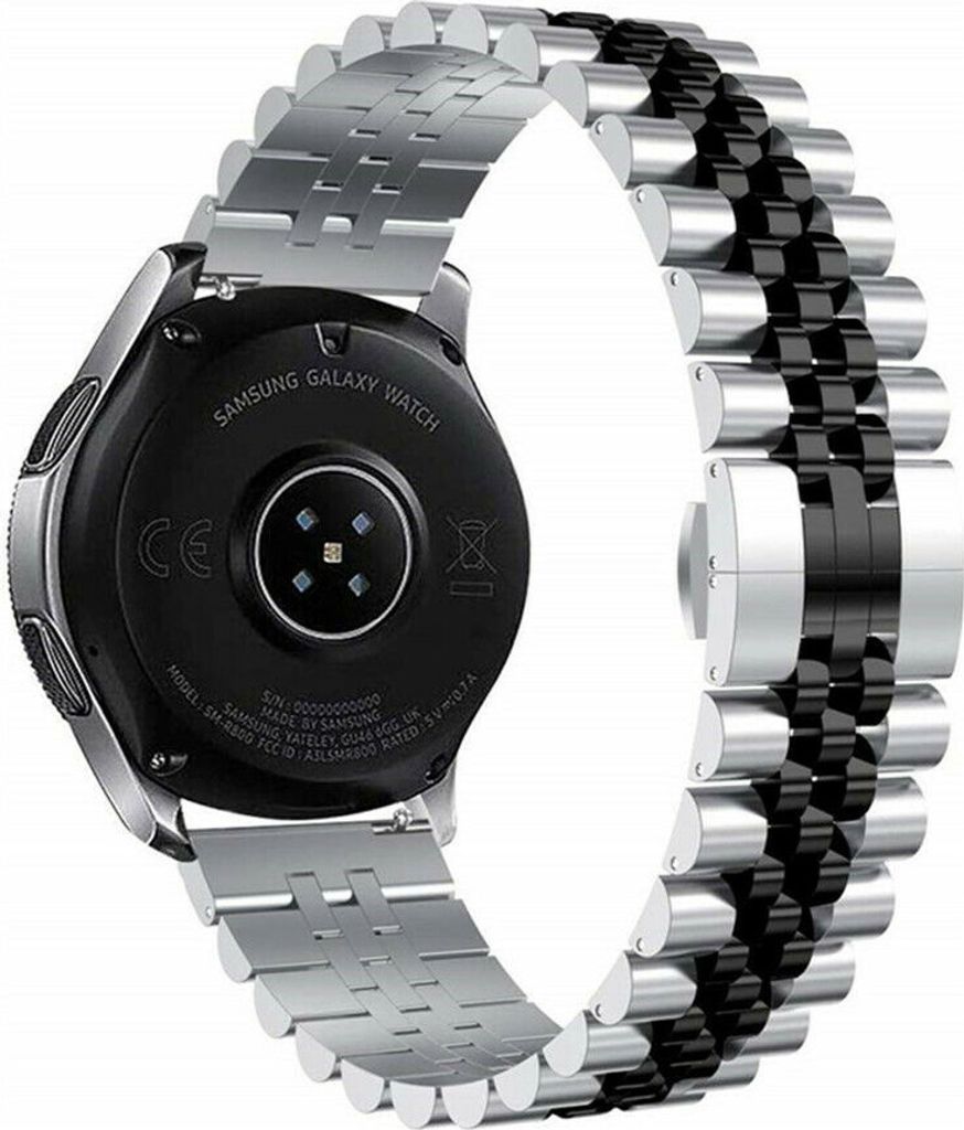 Strap-it Stahlarmband Jubilee - Kompatibel mit Samsung Galaxy Watch Active / Active 2 Armband Ersatzarmband Edelstahl - Faltschließe - für Smartw...
